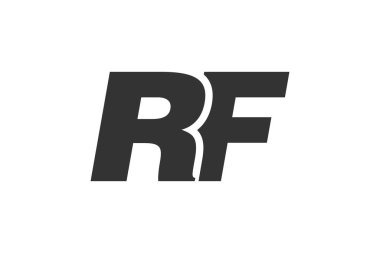 RF Tekno Düzenlenebilir Şirket Markası Yazı Tipi Logosu. Benzersiz tipografik fikirleri olan cesur, fütürist tasarım. En Küçük Özel Tür ve Dinamik Harf