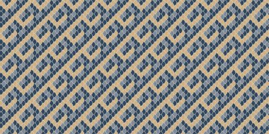 Doku deniz manzarası süslü simetrik. Tasarım modasında dalga duvar kâğıdı. Arkaplan ölçeğinde yay geometriği.