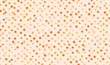 Renkli yuvarlak benekli polka nokta deseni, tekstil kumaşları için ideal, kusursuz duvar kağıtları, ve geometrik dokunuşlu soyut arkaplan.