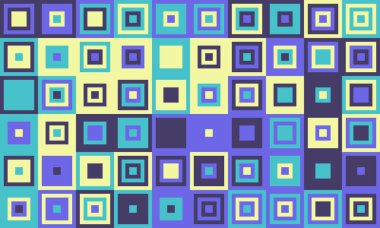 Canlı renkleri olan zarif mozaik fayans deseni. Tekstil, dekoratif kapaklar ya da yapılandırılmış ve simetrik cazibeli modern grafik tasarımı için mükemmel..