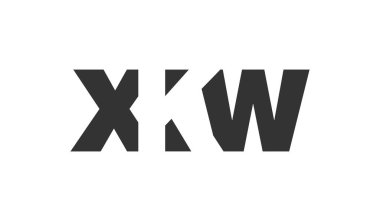 XKW logo tasarımı. İlk harf X K W kalın yazı tipi teknoloji girişimleri, danışmanlık, kurumsal markalaşma. Yaratıcı şirket adı, manşetler tipografi kimliği, trend logotype.