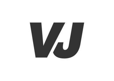 VJ Tekno Düzenlenebilir Şirket Markası Yazı Tipi Logosu. Benzersiz tipografik fikirleri olan cesur, fütürist tasarım. En Küçük Özel Tür ve Dinamik Harf