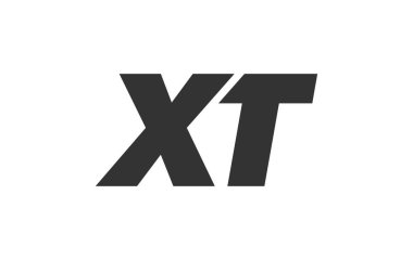 Şirket Markası için XT Tekno Düzenlenebilir Yazı Tipi Logosu. Benzersiz tipografik fikirleri olan cesur, fütürist tasarım. En Küçük Özel Tür ve Dinamik Harf