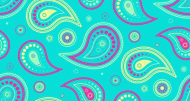 Karalama kıvrımı kadar etnik soylular. Paisley damlası bir dokuma parçası. Dekoratif tekrara madalyon lüksü.