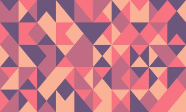 Temiz şekiller ve mozaik dokular içeren kusursuz geometrik desen. Soyut arka planlar, modaya uygun poster resimleri ya da modern tekstil tasarımları için ideal..