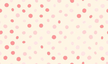 Soyut geometrik polka nokta deseni ve tekrarlanan yuvarlak noktalar. Tekstil baskıları, modaya uygun duvar kağıtları ve yaratıcı poster arkaplanları için harika..