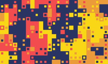 Reklam kare zarafet terfisi. Çağdaş olmayan bileşim kalıpları. Fayans teknolojisi hayal kitabı.