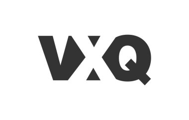 VXQ logo tasarımı. Teknoloji girişimleri, danışmanlık, kurumsal markalaşma için ilk harf V X Q kalın yazı tipi. Yaratıcı şirket adı, manşetler tipografi kimliği, trend logotype.