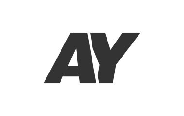Şirket Markası için AY Techno Düzenlenebilir Yazı Tipi Logosu. Benzersiz tipografik fikirleri olan cesur, fütürist tasarım. En Küçük Özel Tür ve Dinamik Harf