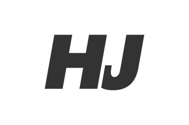 Şirket Markası için HJ Tekno Düzenlenebilir Yazı Tipi Logosu. Benzersiz tipografik fikirleri olan cesur, fütürist tasarım. En Küçük Özel Tür ve Dinamik Harf