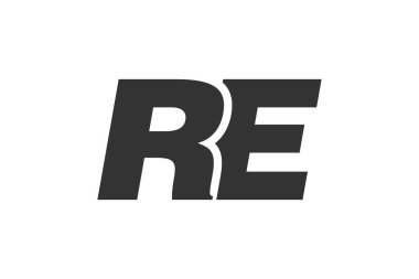 RE Tekno Düzenlenebilir Şirket Markası Yazı Tipi Logosu. Benzersiz tipografik fikirleri olan cesur, fütürist tasarım. En Küçük Özel Tür ve Dinamik Harf