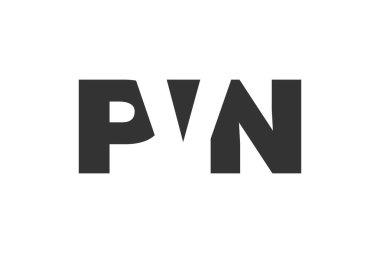 PVN logo tasarımı. Teknoloji girişimleri, danışmanlık, kurumsal markalaşma için ilk harf P V N kalın yazı tipi. Yaratıcı şirket adı, manşetler tipografi kimliği, trend logotype.