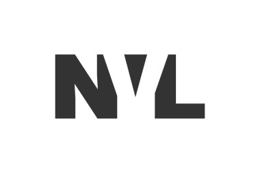 NVL logo tasarımı. İlk harf N V L kalın yazı tipi teknoloji girişimleri, danışmanlık, kurumsal markalaşma. Yaratıcı şirket adı, manşetler tipografi kimliği, trend logotype.