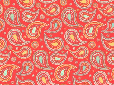 Swatch düz tasarım bir yaratıcılık ipeği. Arap modern yaz motifi. Oldukça moda ve vektör dekorasyonu.