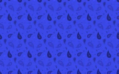 Ama yaratıcılık kartı modası. Eğri giysiler içinde karo eko. Paisley bitkisinin kumaş ana hatları.