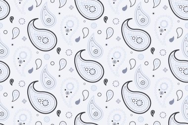 Klasik girdap çizen çiçek çizimi. Çarpık gerçeküstü baskılar. Boteh simetri resim kartı.