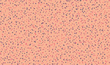 Minimalist yuvarlak şekilli Polka nokta vektör tasarımı. Moda kumaş baskıları, duvar kağıtları ve basit geometrik dokunuşlu poster arkaplanları için ideal..