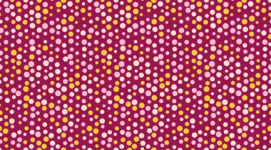 Soyut daireleri olan kusursuz lekeli desenler, tekstil baskıları, duvar kağıtları veya yaratıcı geometrik posterler için mükemmel. Modern arkaplanlar için modaya uygun polka nokta tasarımı.