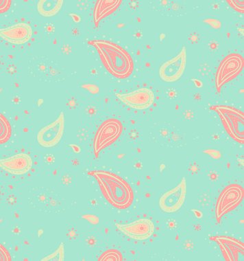 Meadow 'un değişken posteri bükülmüş. Ayrıntılı bitki yaratıcılığı karmaşıklığı. Pastel sanatsal bir şal deseni boyar..