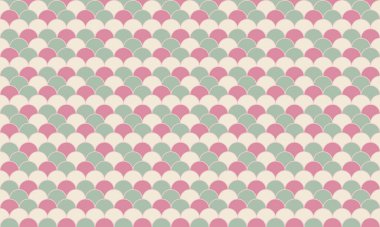 Geometrik şıklıkta süslü bir eğlence. Tekrarlanan arka planda ağ timsahı. Basit, pürüzsüz desenli renk tasarımı.