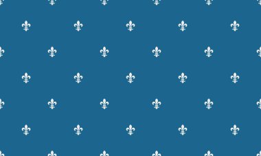 Modern retro tarzından eski moda. Çiçekleri ve soyut dekorasyonu selamlıyorum. Zambak kağıdının geometrik fleur de lys.