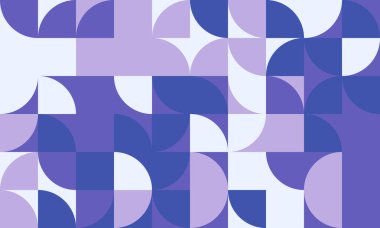 Geometrik şekilleri ve kusursuz tekrarı olan modern soyut şablon. Moda tekstil tasarımları, poster arkaplanları ya da yaratıcı sanat kapakları için harika..