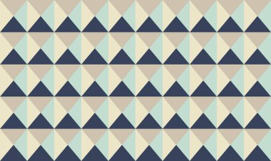 Kusursuz şekilli modern geometrik desen. Asgari tekstil tasarımı, soyut arka planlar ve modaya uygun poster kapakları için ideal. Mozaik elementlerle yaratıcı bir vektör çizimi.