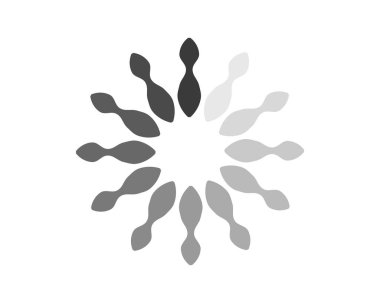 Çubuk durum simgesi yükleniyor. Vektör çizimi. Vektör yüklü simgeler. İndirme işlemi sürüyor. Donload ya da Gönderme.