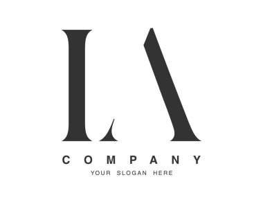 İç İşleri logo tasarımı. İlk harf i ve serif yazı tipi. Yaratıcı klasik şirket adı tipografi. Moda logosu veya kimliği.