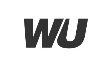 WU Tekno Düzenlenebilir Şirket Markası Yazı Tipi Logosu. Benzersiz tipografik fikirleri olan cesur, fütürist tasarım. En Küçük Özel Tür ve Dinamik Harf