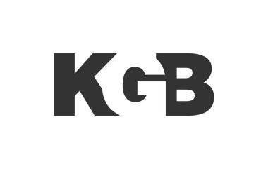 KGB logo tasarımı. İlk harf K G B kalın yazı tipi teknoloji girişimleri, danışmanlık, kurumsal markalaşma. Yaratıcı şirket adı, manşetler tipografi kimliği, trend logotype.