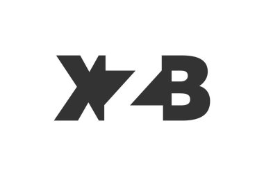 XZB logo tasarımı. İlk harf X-B kalın yazı tipi teknoloji girişimleri, danışmanlık, kurumsal markalaşma için. Yaratıcı şirket adı, manşetler tipografi kimliği, trend logotype.