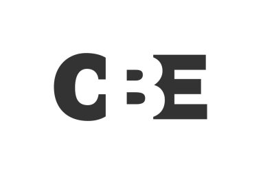 CBE logo tasarımı. İlk harf C B E koyu yazı tipi. Teknolojik girişimler, danışmanlık, kurumsal markalaşma için. Yaratıcı şirket adı, manşetler tipografi kimliği, trend logotype.