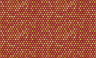 Renkli daireleri olan kusursuz noktalı desen, tekstil kumaşları, duvar kağıtları ya da soyut arka planlar için ideal. Yaratıcı dekor için modaya uygun bir geometrik tasarım.
