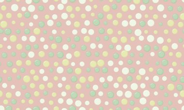 Tekrar eden yuvarlak benekli bir polka nokta vektörü. Kusursuz tekstil baskıları, modaya uygun duvar kağıtları ve soyut geometrik posterler için mükemmel..