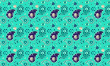 Paisley madalyonu, örnek giysisi. Eko kart özel yapım. Romantik kalıplara göre ruhsal tasarım.