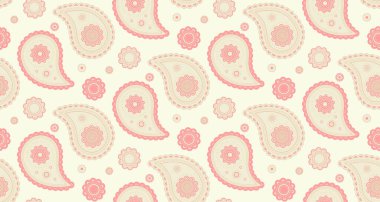 Soyut ve Hint pastelini kaplayın. Sonsuz gelişmek için Doodle geleneği. Vektör çiçek olarak karmaşık düz tasarım.