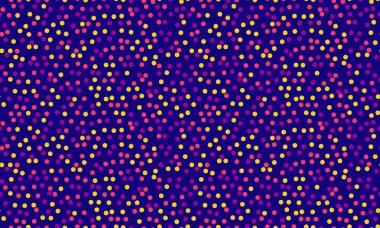 Geometrik daireli soyut polka nokta deseni, kusursuz tekstil baskıları, duvar kâğıdı veya modern poster arkaplanları için mükemmel. Moda ve yaratıcı bir vektör tasarımı.