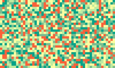 Canlı ve süslü renklerle simetrik küp ızgarası. Posterler, kumaş ya da materyal tasarımı için modern, dokulu bir desen..