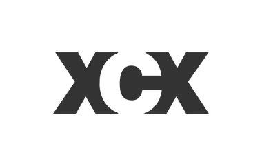 XCX logo tasarımı. İlk harf X C X kalın yazı tipi teknoloji girişimleri, danışmanlık, kurumsal markalaşma. Yaratıcı şirket adı, manşetler tipografi kimliği, trend logotype.