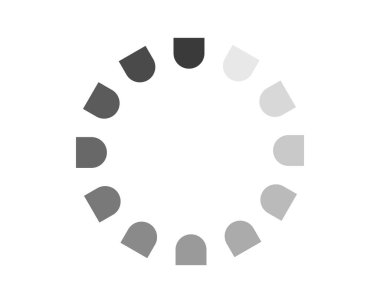 Çubuk durum simgesi yükleniyor. Vektör çizimi. Vektör yüklü simgeler. İndirme işlemi sürüyor. Donload ya da Gönderme.