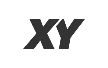 Şirket Markası için XY Tekno Düzenlenebilir Yazı Tipi Logosu. Benzersiz tipografik fikirleri olan cesur, fütürist tasarım. En Küçük Özel Tür ve Dinamik Harf