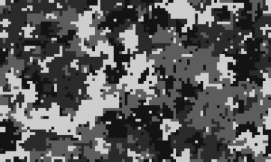 Mozaik amblem kalkanı tespit etti. Gizli gri kılık değiştirme. Ordu ortamını dengele.