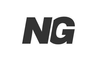 Şirket Markası için NG Tekno Düzenlenebilir Yazı Tipi Logosu. Benzersiz tipografik fikirleri olan cesur, fütürist tasarım. En Küçük Özel Tür ve Dinamik Harf