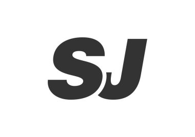 Şirket Markası için SJ Tekno Düzenlenebilir Yazı Tipi Logosu. Benzersiz tipografik fikirleri olan cesur, fütürist tasarım. En Küçük Özel Tür ve Dinamik Harf