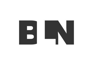 BLN logo tasarımı. Teknoloji girişimleri, danışmanlık, kurumsal markalaşma için ilk harf B L N kalın yazı tipi. Yaratıcı şirket adı, manşetler tipografi kimliği, trend logotype.