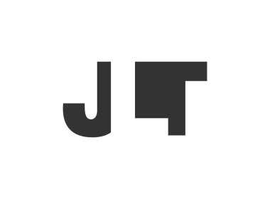 JLT logo tasarımı. Teknoloji girişimleri, danışmanlık ve şirket markaları için ilk harf J L T kalın yazı tipi. Yaratıcı şirket adı, manşetler tipografi kimliği, trend logotype.