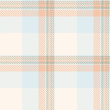 Kesişen çizgiler ve yumuşak tonlarla klasik ekoseli desen, tekstil tasarımları, moda geçmişi veya zarif ambalaj kağıtları için idealdir. Zamansız geometrik ızgara biçimi.