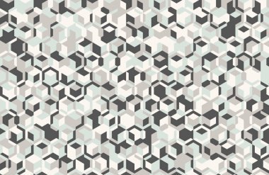 Şaşırtıcı geometrik desen gölgeli altıgen tessellasyonu içeriyor. Web sitesi geçmişi, tekstil tasarımları ve modern baskı projeleri için ideal. Temiz, çağdaş estetik.