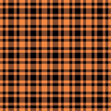 Canlı turuncu ve siyah ekose desenli. Sonbahar tasarımları, Cadılar Bayramı projeleri ya da tekstil baskıları için mükemmel. Yüksek çözünürlüklü dikişsiz doku ağ altyapısı, kumaş tasarımları ve daha fazlası için idealdir..